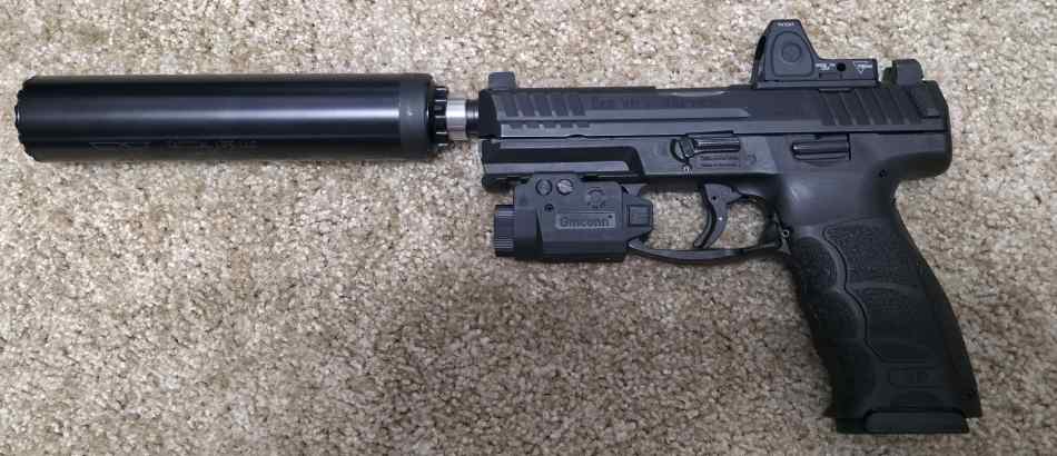 HP VP9 Tactical Red Dot Laser Light